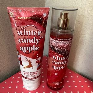 Winter Candy Apple Bath & Body Works Body Cream & Fragrance Mist